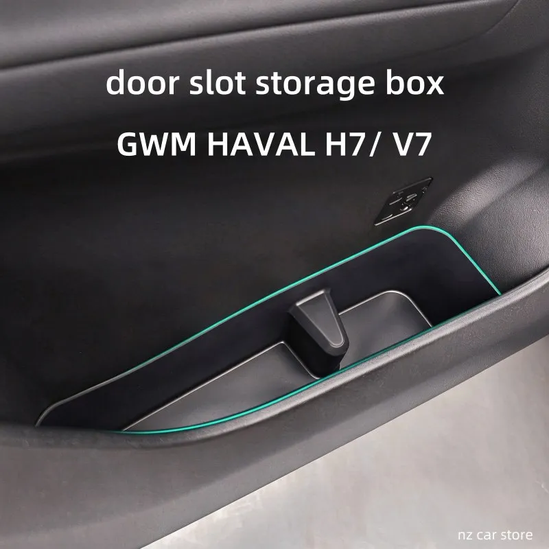 For GWM HAVAL H7 V7 HEV PHEV 2026 Door Slot Storage Box Organizer Interior Accessories