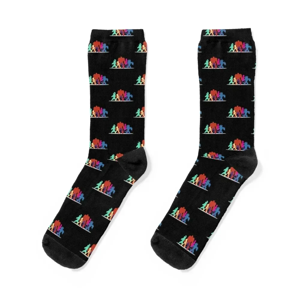 

Big Hero 6 Silhouettes Socks sport kids football christmas gift Socks Woman Men's