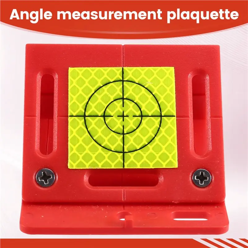 AB33-For Total Station Compatible 40 X 40 Mm Angle Measurement Plaquette With Reflectors For Mini OPTICAL Prism