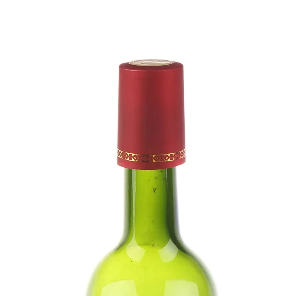50Pcs Heat Shrink PVC Wine Bottle Cover Airtight Shrinking Film Home Bar Supplies Heating Shrinkable Caps PVC Bottle Cap