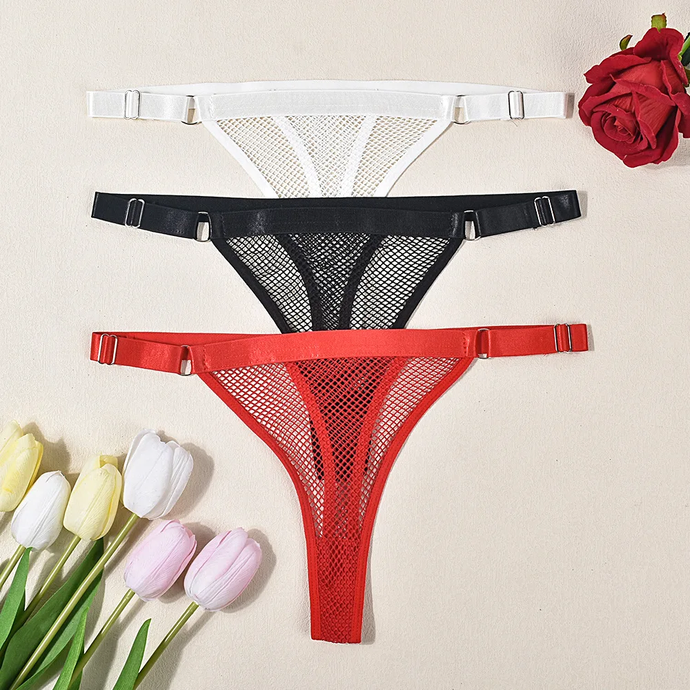 Sexy Strings Voor Vrouwen Ondergoed Verleidelijk Perspectief Mesh Slipje Ropa Interieur De Mujer