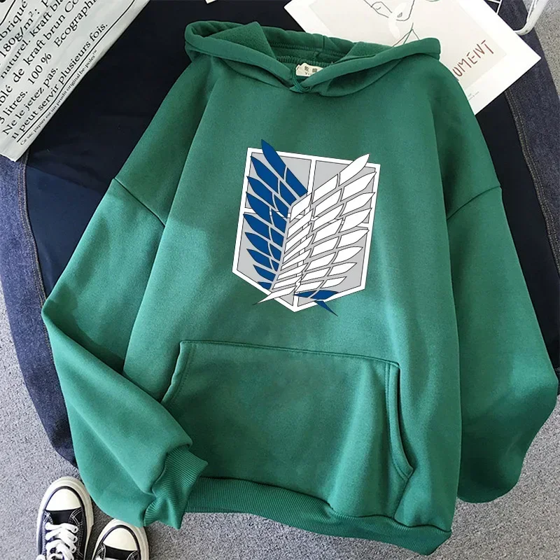 بلوزات الهجوم على تيتان انمي ياباني Shingeki No Kyojin هوديس جبابرة هجوم إرين ييغر الملابس مانغا