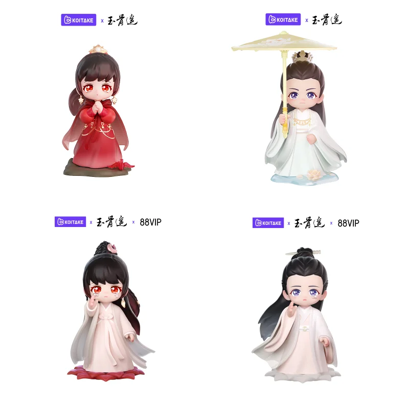 Koi Fun Yu Guyao Q Version Exquisite Blind Box Collectible Figures Antique Dolls Gift Time Shadow Beauty Ornaments Mystery Box