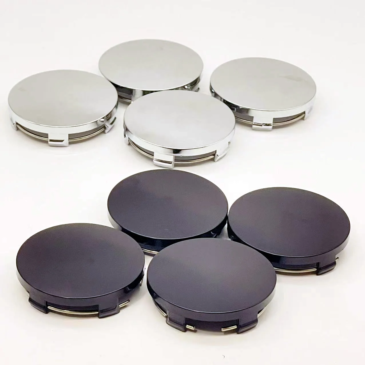 

4Pcs 60mm Car Wheel Center Cap Hub Tyre Rim Hub Cap Cover ABS Universal Vehicle Tyre Tire Rim Cover Protector Decorations