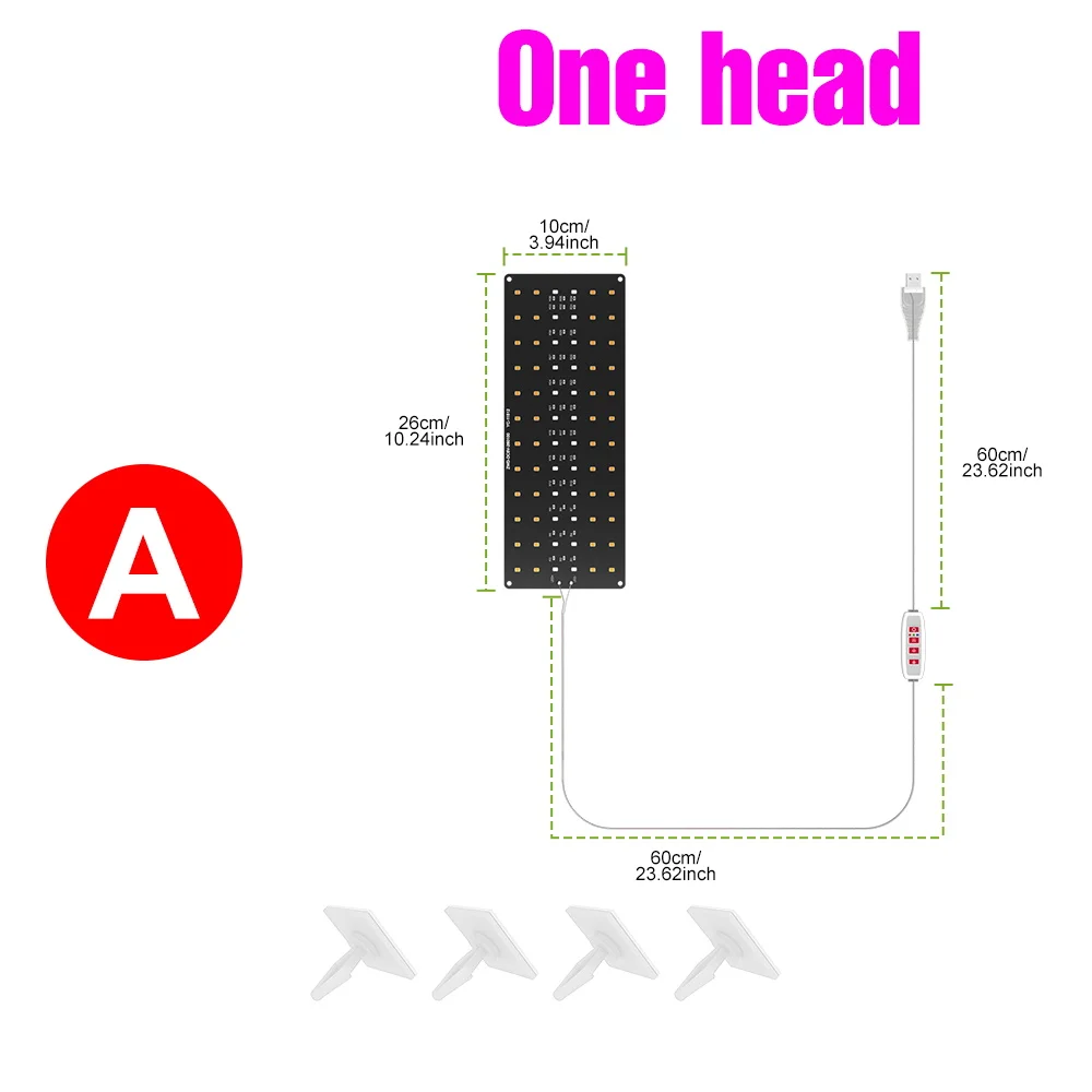 LED-groeilicht Volledig spectrum Quantum Board-lamp voor binnengroeidoos Bloemplanten Teelt dimbaar met timing Auto aan/uit