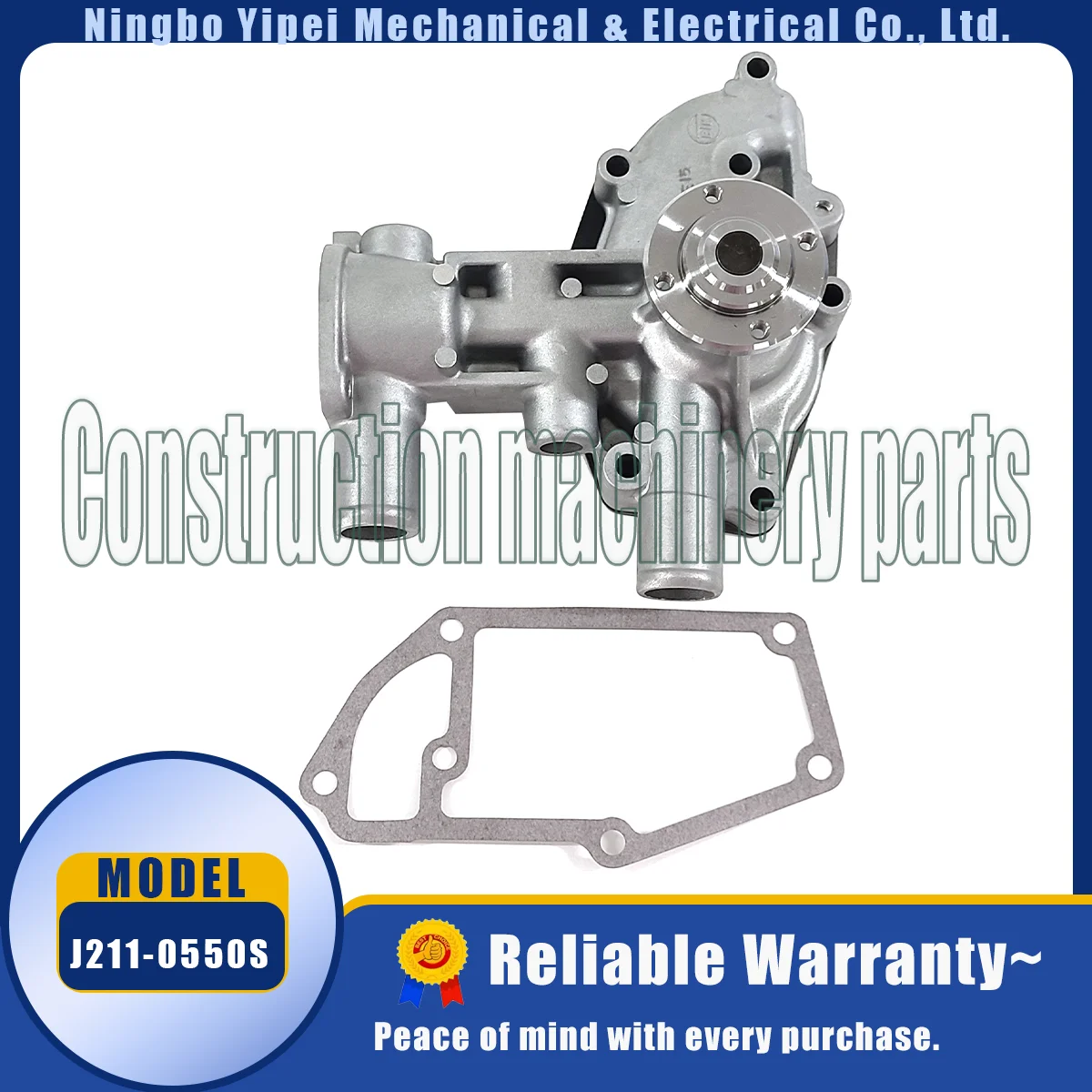 New Water Pump J211-0550S For Isuzu 3KR2 Engine Part J2110550S