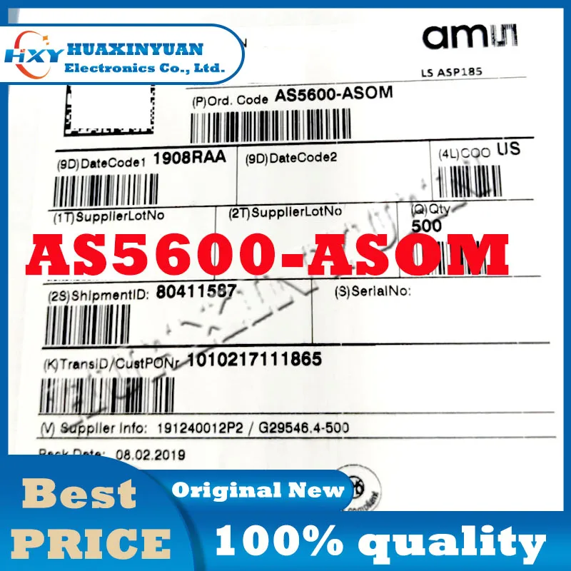 1PCS/LOT AS5600-ASOM SOP8 AS AS56 AS5600 AS5600-AS AS5600-ASO position sensor New and Original  Ic Chip In Stock IC