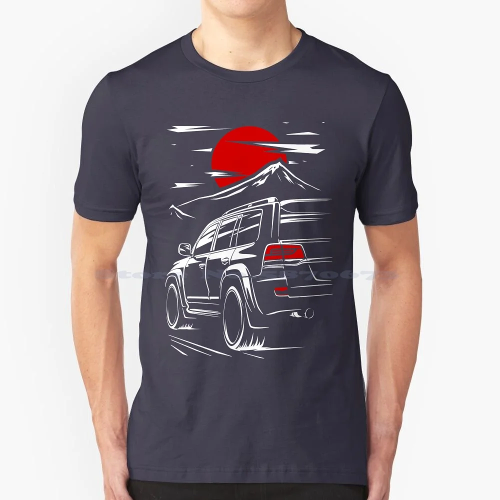 Land Cruiser 200 T Shirt 100% Cotton Tee Suv Land Cruiser Cruiser 300 400 Lc200 Offroad 4x4 200 Land Cruiser 2021 2021