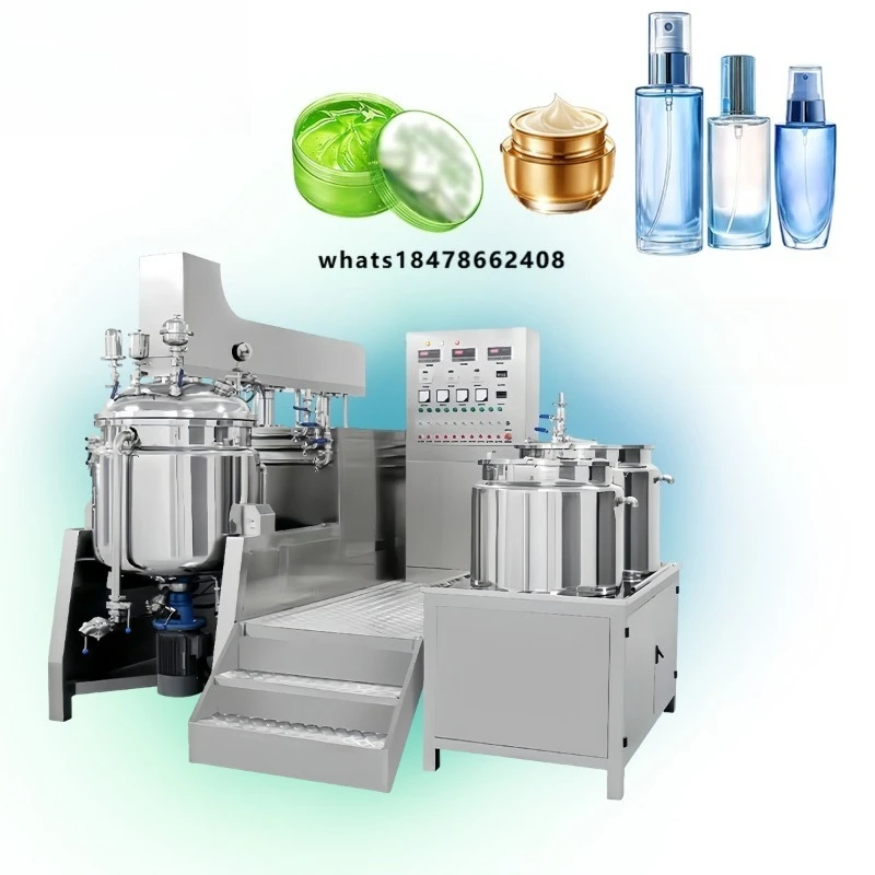 High Quality Vacuum Emulsifier Mixer Homogenizer Machine New for Food Processing-for Toothpaste Cream Cosmetics Production