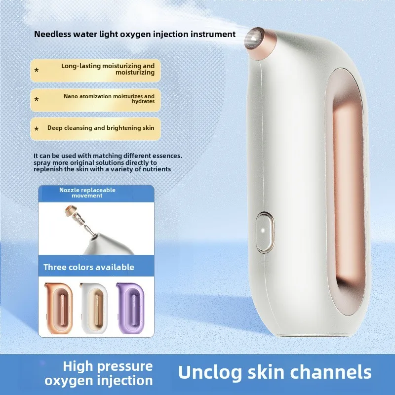 Oxygen Injection Instrument Household Facial Moisturizing Essence Introduction Water Oxygen Instrument Handheld Nano Spray