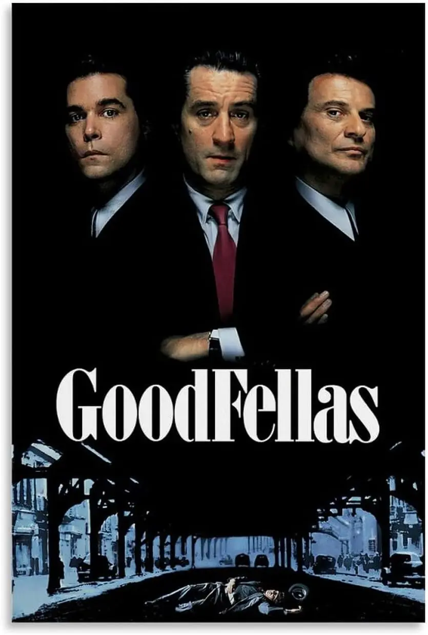 RUIZE Goodfellas Movie Poster for Bedroom Aesthetic Canvas Art Wall Decor 12x18inch(30x45cm)