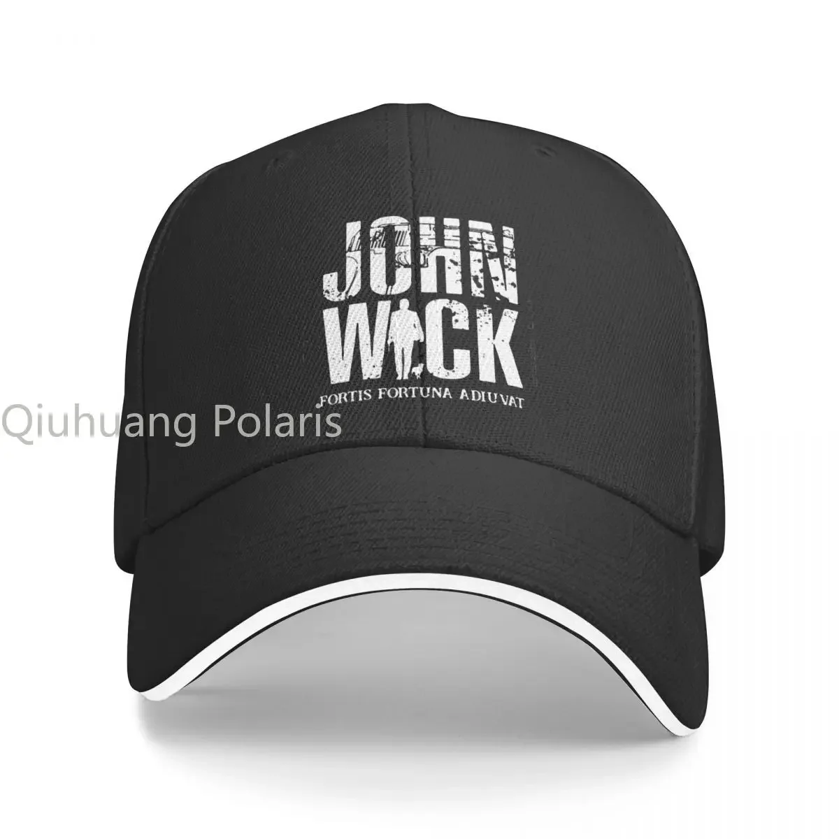 John Wick Fortis Fortuna Adiuvat Baseball Caps Hip Hop Sandwich Hats Unisex Style Adjustable Headwear Outdoor