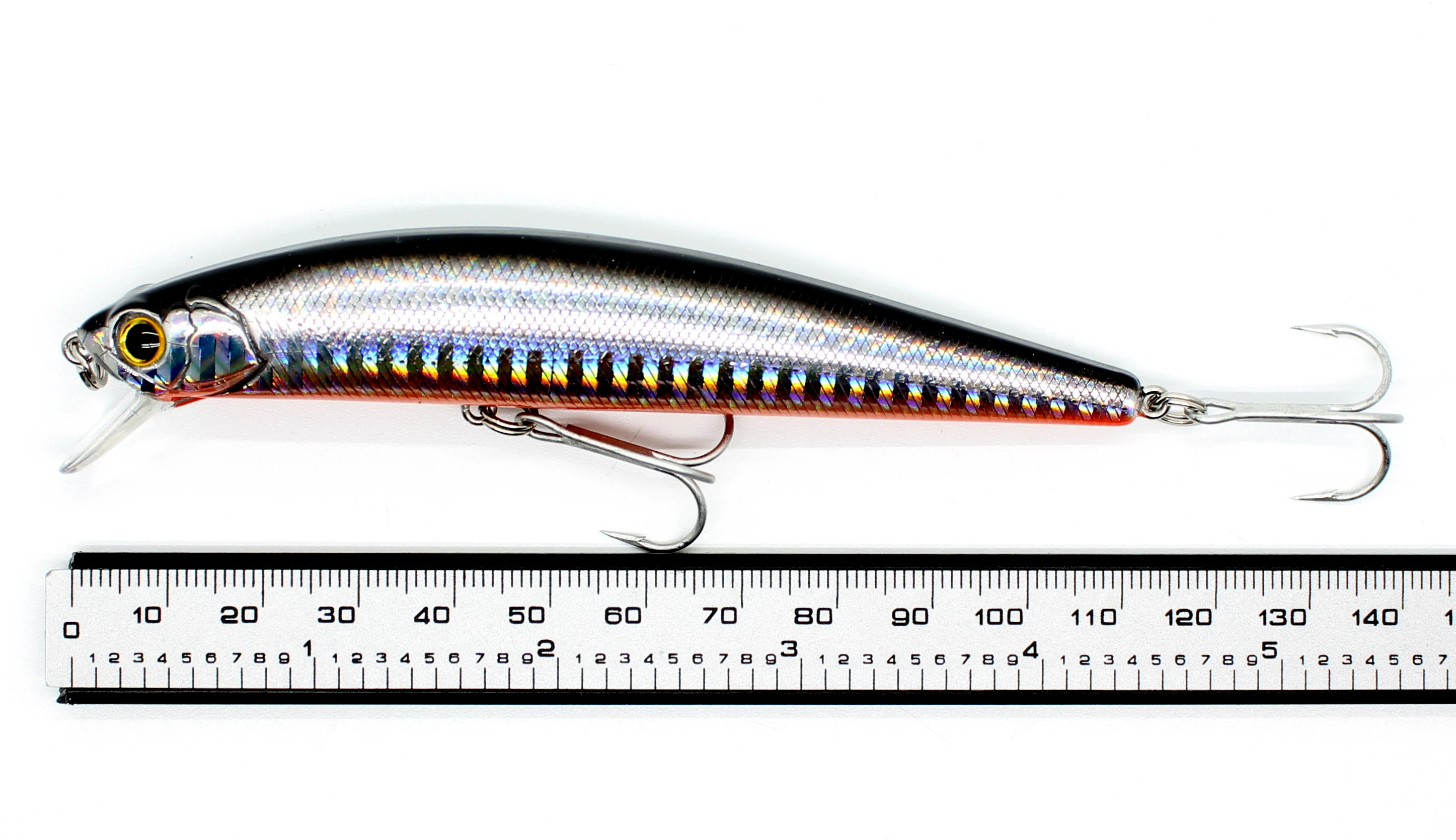 AOCLU-Harter Köder-Kurbel, sinkende Minnow, frisches Salzwasser, Inshore-Boot, konventionelles Strand fischen, 4 # VMC-Haken, 110mm, 23g – Detail 3