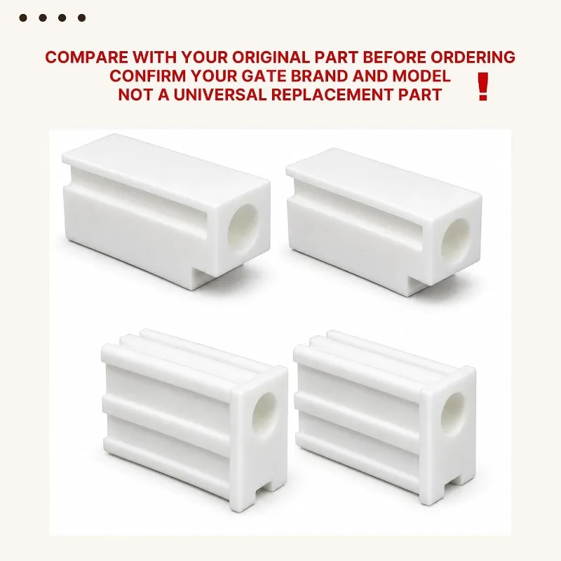 4pcs/pack Screw Pressure Plate Holder Insert Replacement Part For Safety 1st Easy Install Gate 2 Upper 2 Lower Insert