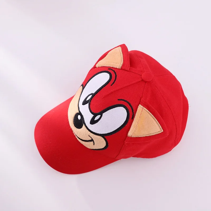 Cartoon Sonic Cosplay Baseball Caps Boy Girls Baby Summer Sun Hats Children\'s Hip-Hop Cap Kawaii Photography Props Leisure Hat