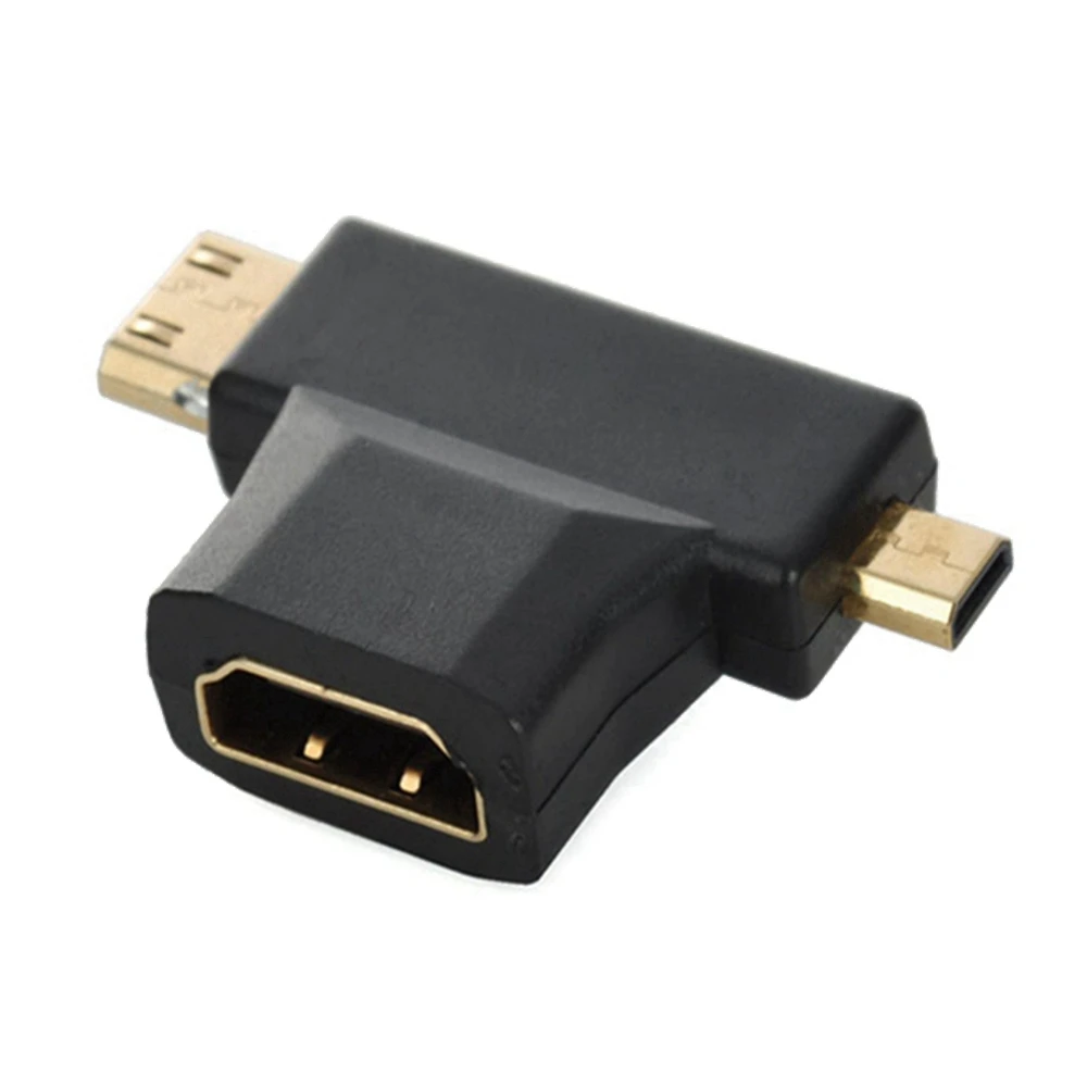 

micro hdmi 3 in 1 Mini hdmi compatible hdtv 1.4 cable adapter converter for phone camera card reader