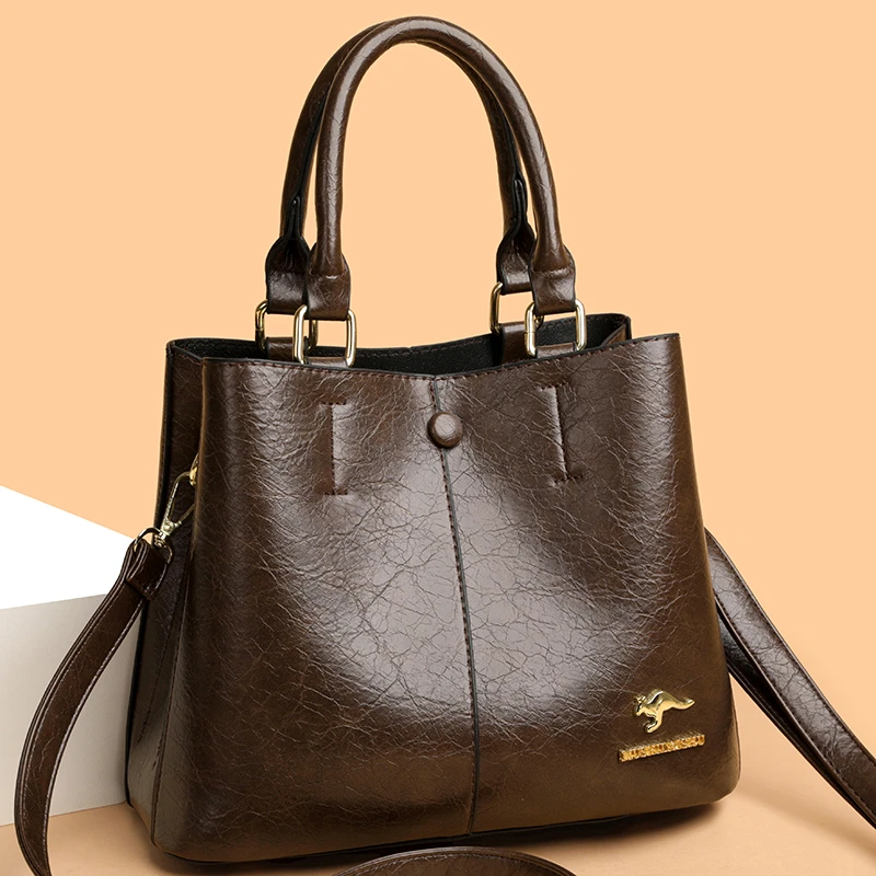 

Изысканная женская кожаная сумка, роскошная большая сумка, элитная сумка через плечо, элегантная сумка на плечо, винтажная дизайнерская сумка