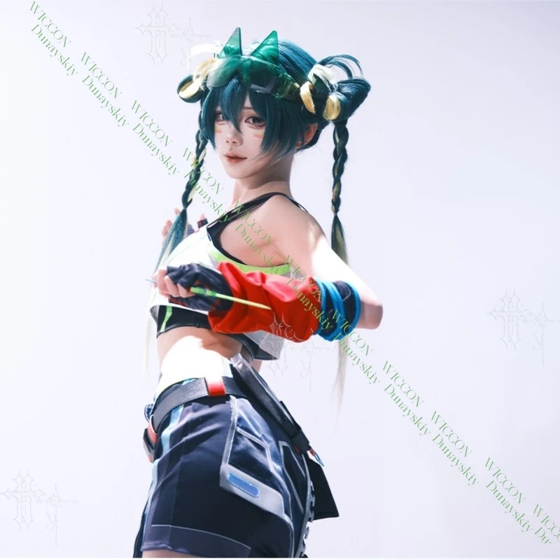YOASOBI Collaboration Kiriko Cosplay Full Set Female Costume Game Character Outfit Comic Con Party Performance Dress