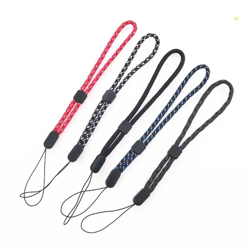 Phone Lanyard Wrist Strap Short for USB for Key chain Camera with Position Buckle Adjustable Nylon Straps Keychain Dropshipping