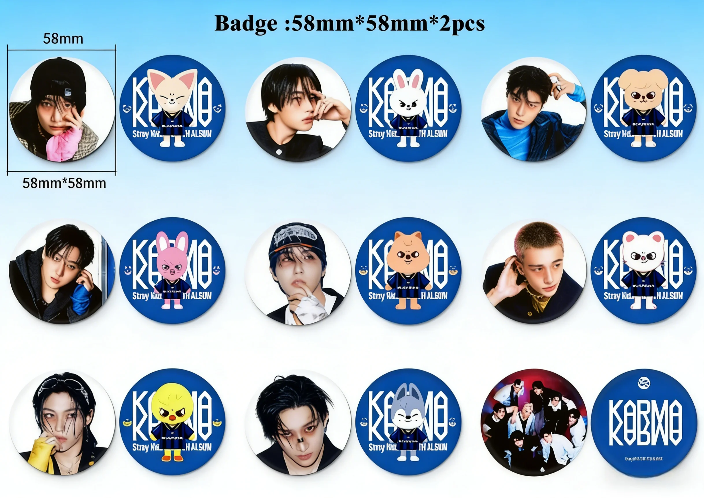 Il Nuovo Album Regolare Con Stemma Stray Kids Di Kpop, Accessori Periferici Karma Felix, Periferica Hyunjin