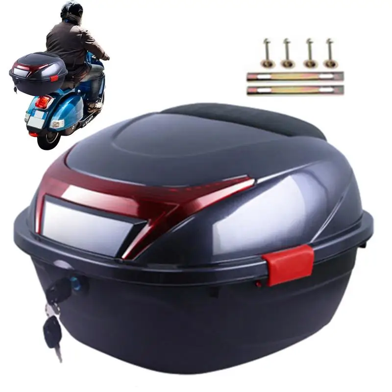 

Motorcycle Storage Case Trunk Box Tail Luggage Case For Motorbike Storage Large Motorcycle Storage Top Carrier Waterproof Case