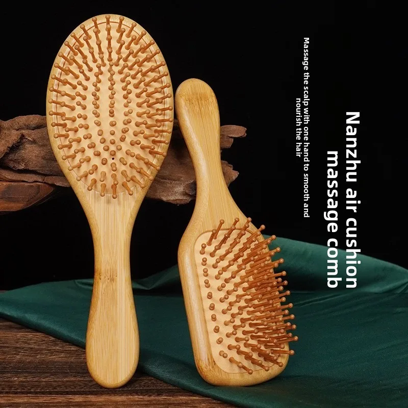 

Premium Wooden Bamboo Scalp Massage Comb Hair Brush Improve Hair Growth Wood hairbrush Prevent Hair Loss Comb Bamboo Comb Teeth