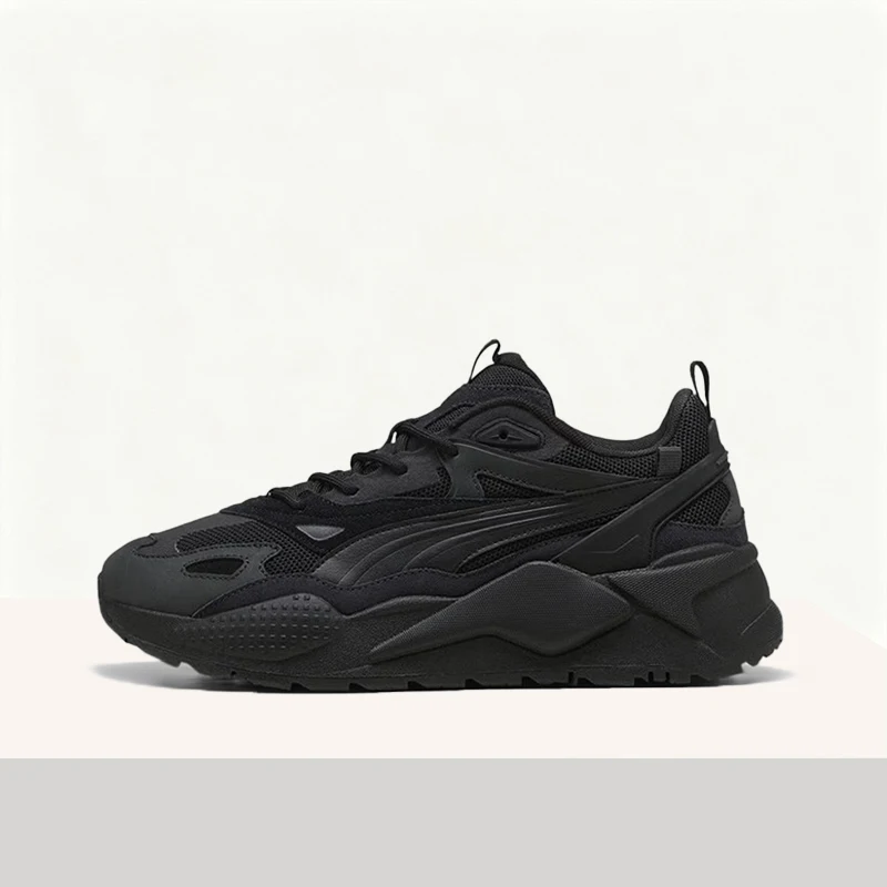 Puma RS-X Efekt Breathable, Cushioned, Comfortable, Trendy, Retro Low-Top Casual Shoes for Men and Women  Black  398202-02