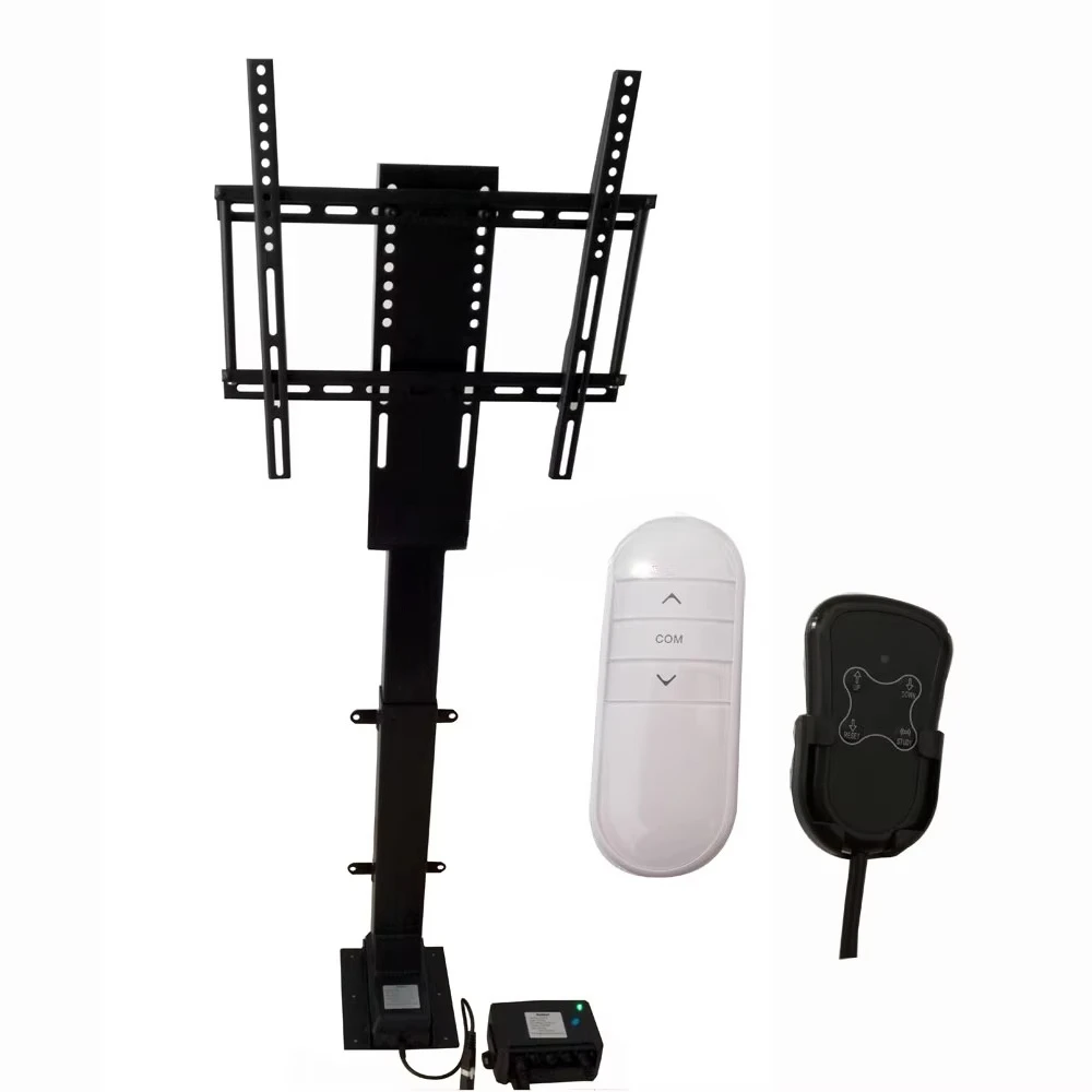 Height Adjustable  Electric TV Stand Lift With Remote Control for 21