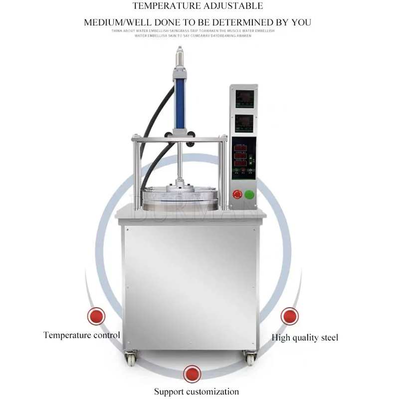 Automatische Hydraulische Tortilla Pannenkoek Chapati Making Machine Rotimatic Roti Platte Pannenkoek Maker Machine