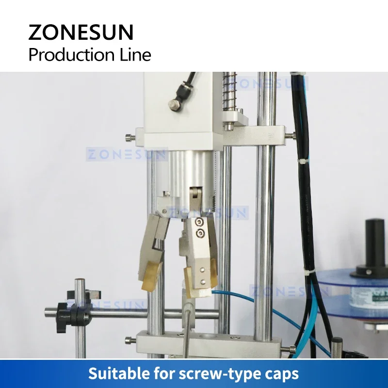 Zonesun-自動磁気ポンプ充填ライン,丸型ボトル充填装置,ラベリング包装機,スポイトボトル,ZS-AFCL1