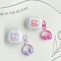 Cartoon For oneplus buds Pro 2 / budsZ / Z2 / ACE Case Cute bear silicone Transparent Earphone Cover For oneplus buds Pro case
