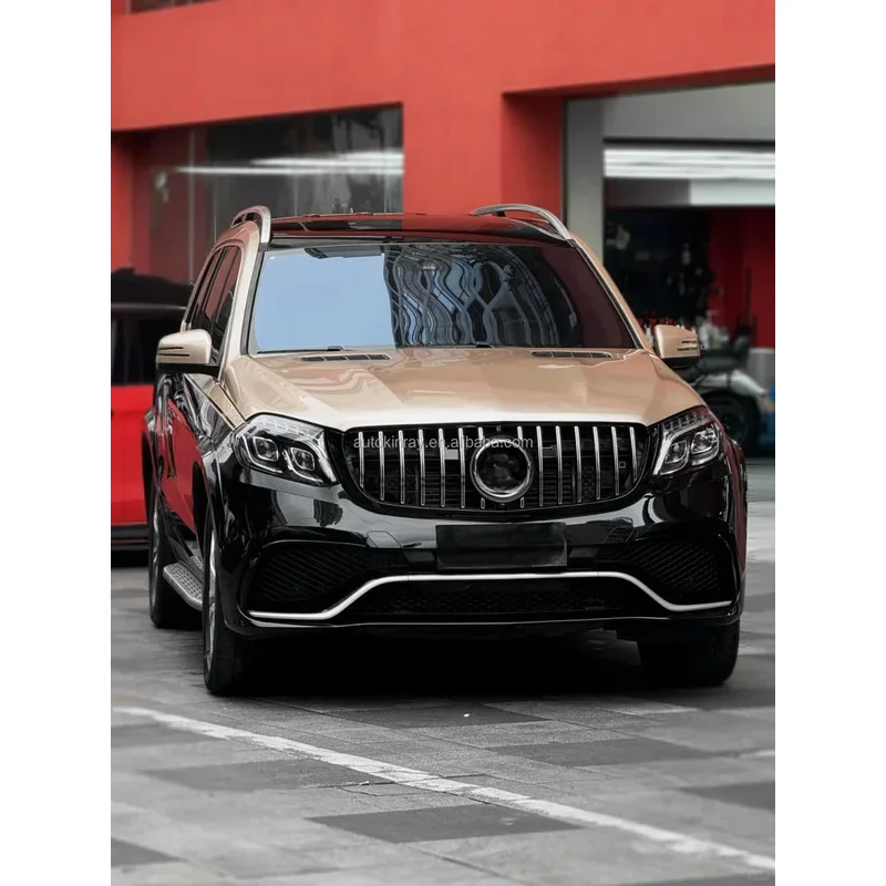 Modifica di buona qualità per GL X166 2013-2015 Aggiornamento a GLS63 X166 Stile Bodykit Paraurti Fanali Posteriori Fari