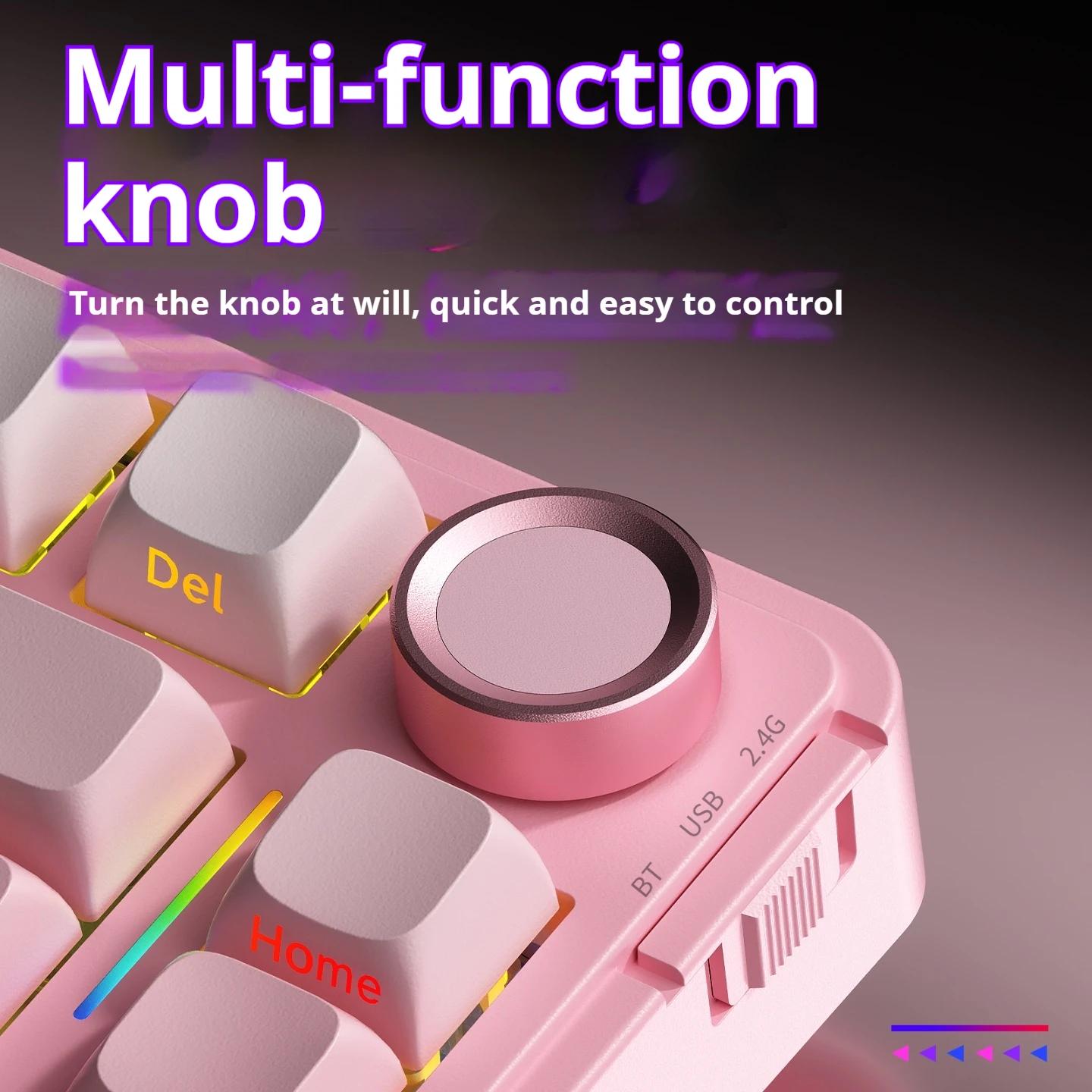 Aula S75pro Wireless Mechanical Keyboard Custom Wired/2.4g/Bluetooth Gasket Hot-Swappable Rgb Gaming E-Sport 1.14 Display Screen