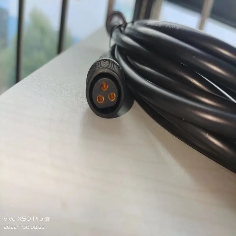 1 Pc 5 Meters 18AWG Black Solar Panel Extension Cable Coppe Wire With A Pair Waterproof Connector Used In Solar Panel System