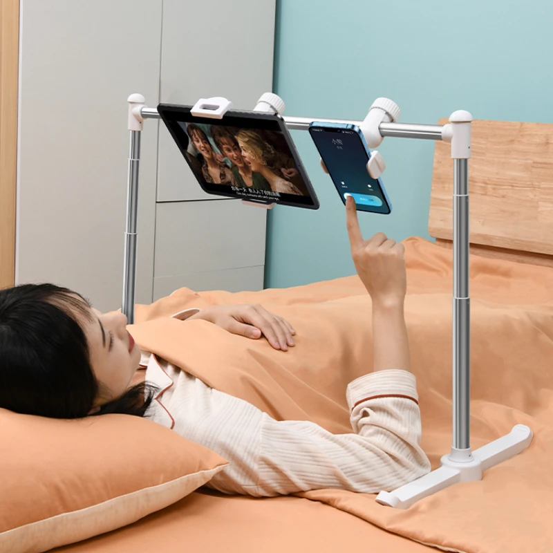 

Two-position mobile phone flat bracket is not clamped on the bedside bed, and the artifact lies flat and multifunctional.