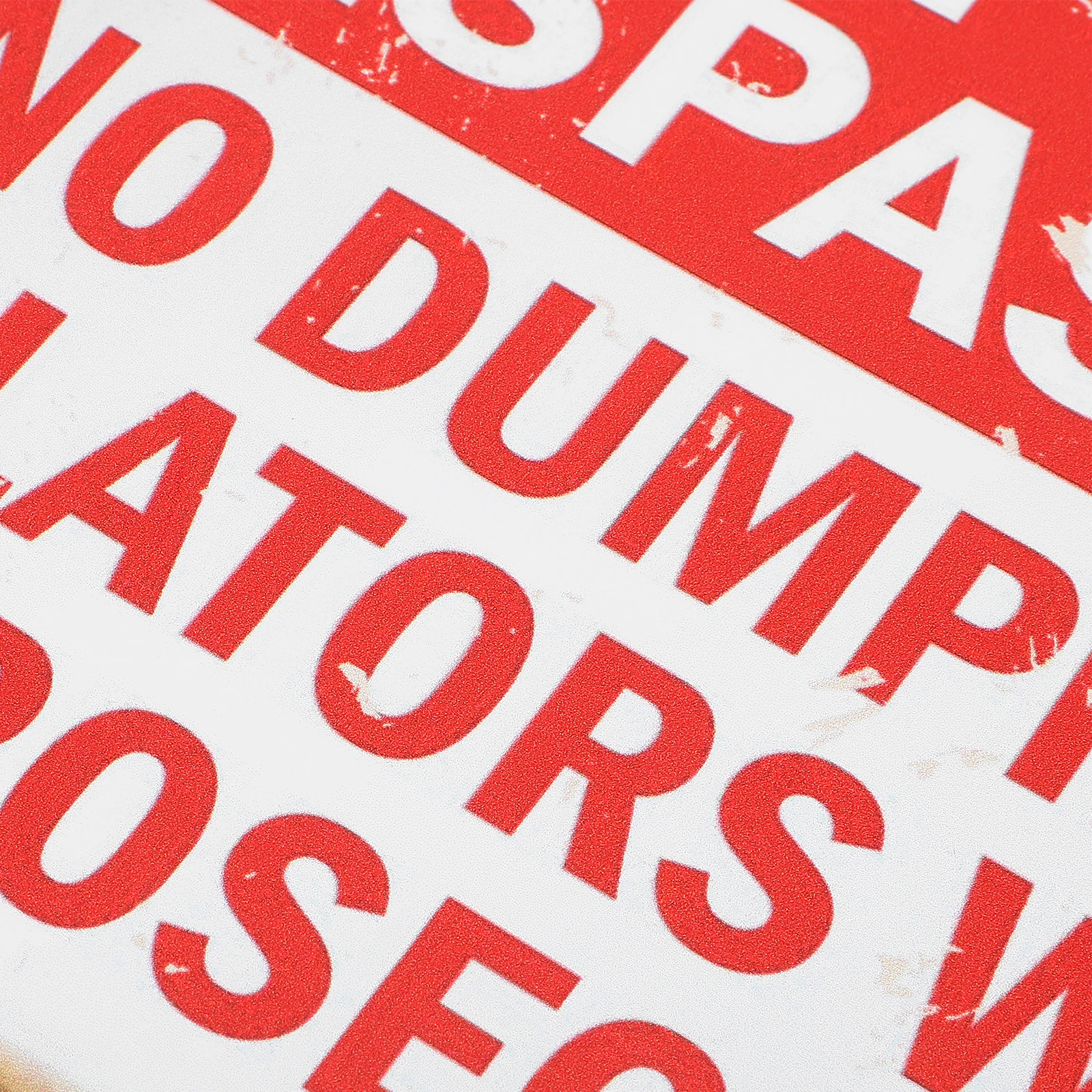 Durable Metal Do Not Enter Safety Warning Signage Weatherproof Wall Sign No Entrance Warning Label Security Caution Sign For