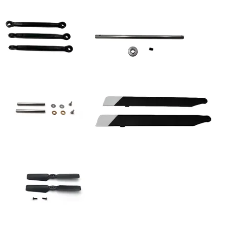 YUXIANG F02S AirWolf RC helicopter parts spindle main propeller motherboard servo