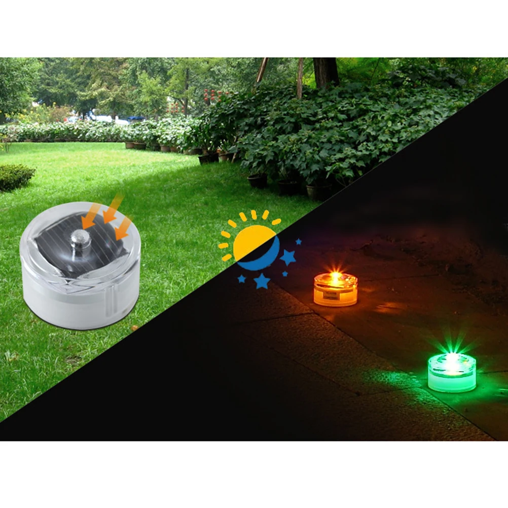

Solar Powered Buried Lights LED Garden Outdoor Yard Decorative Ground Pathway Driveway Walkway In-ground Lamp Waterproof Deck