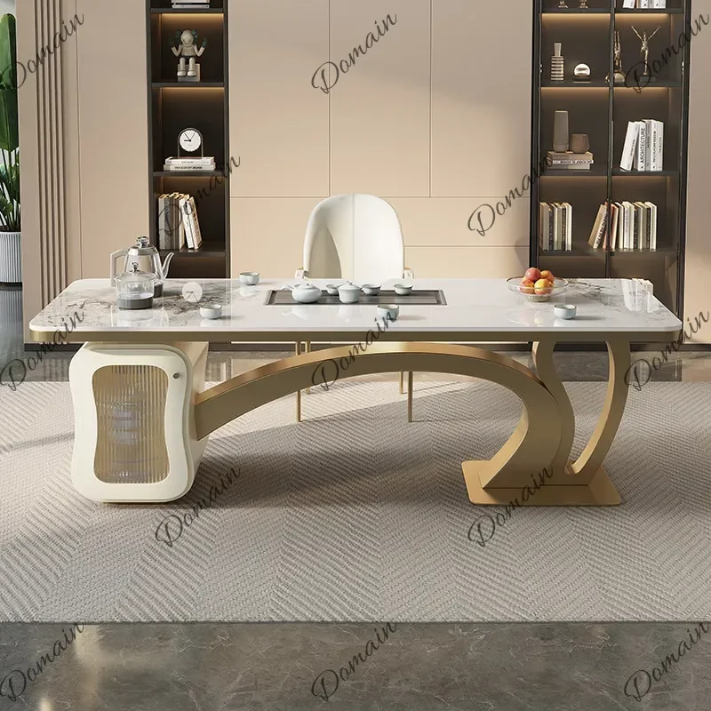XY Light Luxury High-End Dining Table Industrial Designer Modern Restaurant Dining Table Living Room Nordic Space Saving Furnitu