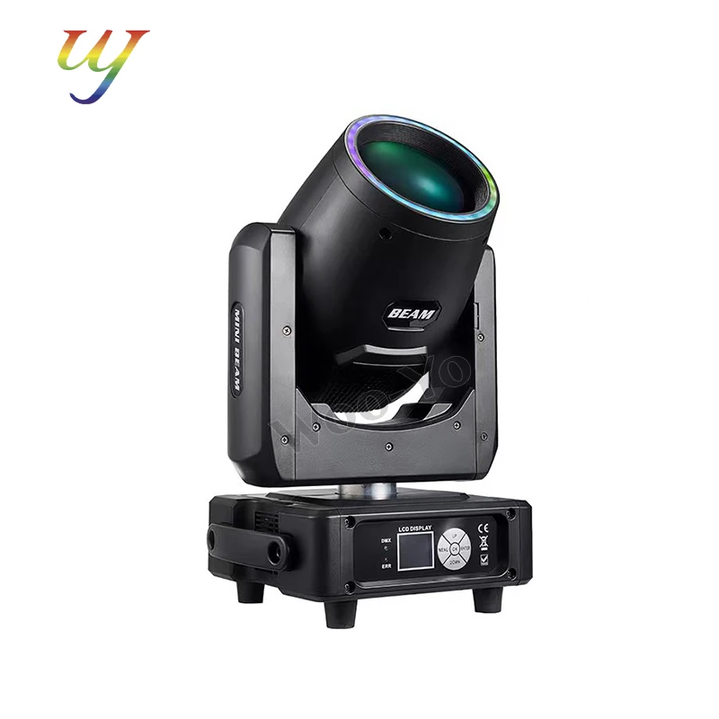 

2pcs/7r Mini 230w beam head with Aperture shaker Mobile Stage Light Rainbow LED Spotlight Dmx DJ Bar Party Wedding Christmas