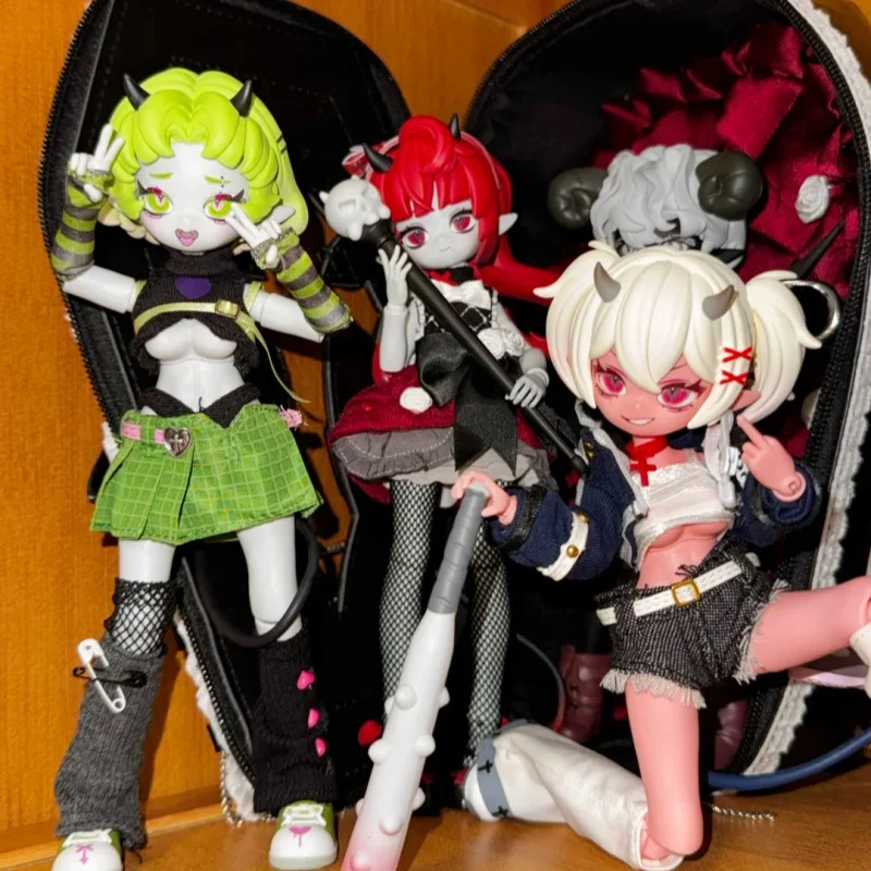 New Cooze 1/8 Bjd Devil'S Horns Blind Box Movable Doll Ornament Exquisite Toys Joint Mobility Creative Desktop Collection Toys