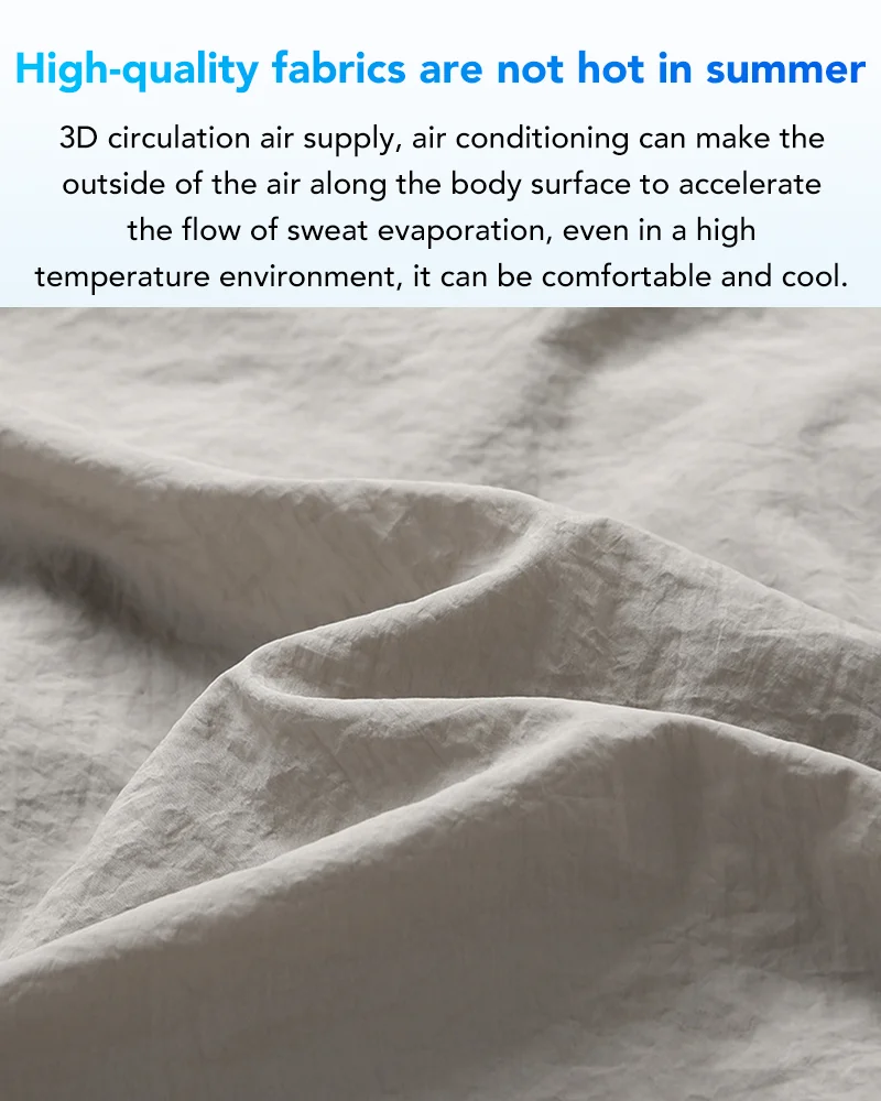 Sommer Paar Stil Klimaanlage Kleidung Eis Jacke mit Fan Reise Sonnenschutz Haut Kleidung Atmungsaktive Outdoor Arbeit Kleidung – Detail 4