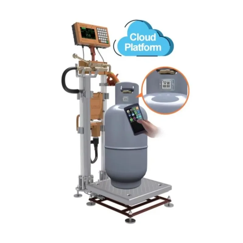 Fully Automatic Submersible Pump Cylinder Refilling Scale For LPG Plant Station Chemical Application LPG Filling Production Line