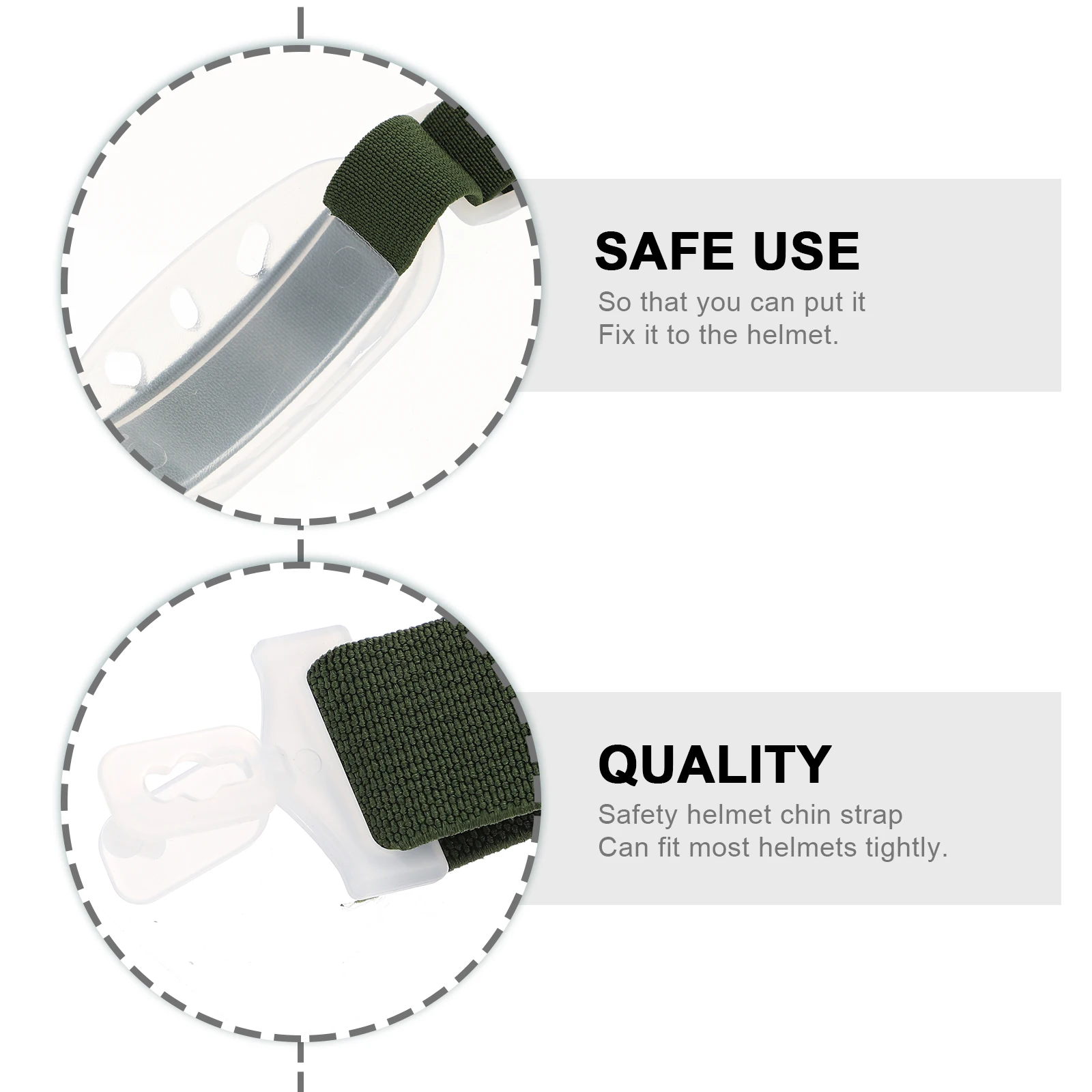 

2pcs Safety Accessories Green Chin Strap Hard Hat Elastic Replacement Construction Worker Safety Hardhats Labor