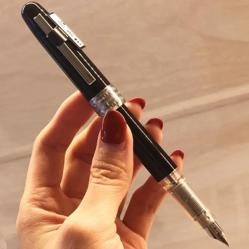 Новая алюминиевая металлическая перьевая ручка PLATINUM PGB-1000, чернильная ручка с наконечником 0,5 мм для студенческого офиса, школьников, японские канцелярские принадлежности