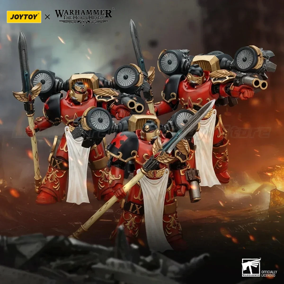 

【MT】Доставка в течение 24 часов JOYTOY Warhammer 40K Blood Angels Dawnbreaker Cohort, набор из 3 фигурок, коллекционные игрушки, фигурки 1/18 масштаба