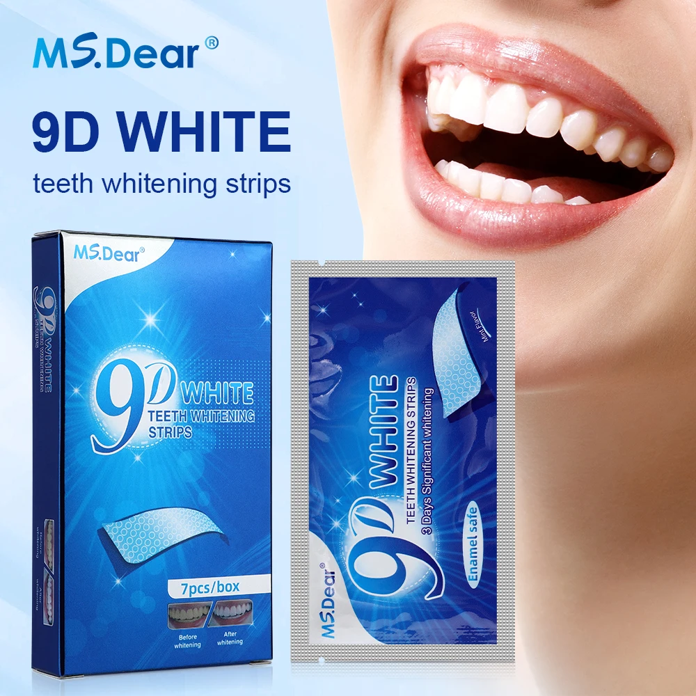 9D Teeth Whitening Stickers Mi - đánh giá và giá Teeth Whitening Gel Refills