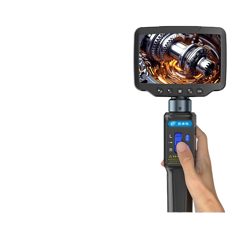 

Эндоскоп для ремонта автомобиля, вращающаяся на 360 градусов камера высокого разрешения, промышленная труба, дисплей двигателя, эндоскоп