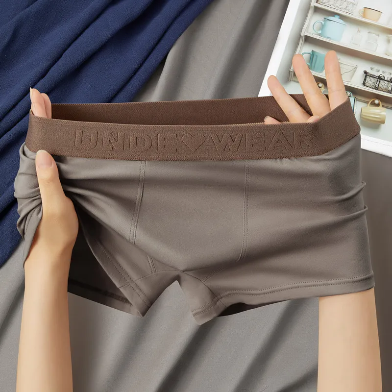 

New Simple Men's Casual Pure Cotton Comfortable And Breathable Sport Underwear For Men Fashion Boxers Panties