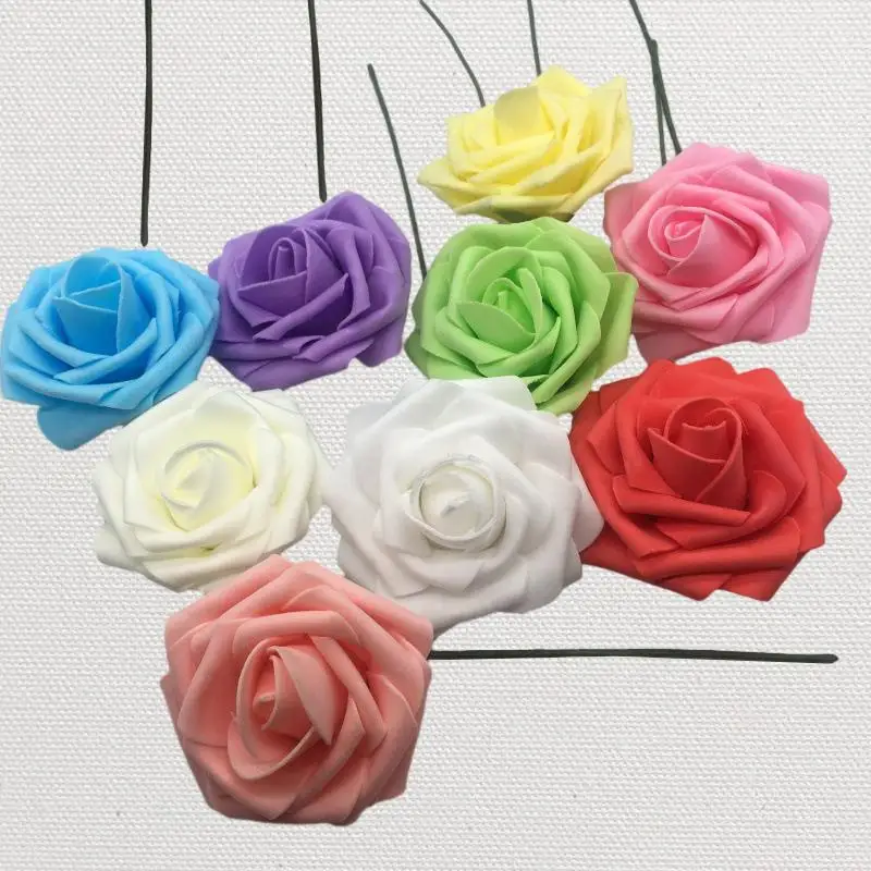 

Artificial Flower Rose Bouquet Vase Home Wedding Garden Festival Flower Wall Decoration Fake Plants Christmas Garland Material